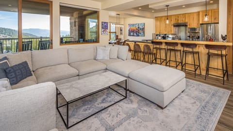 Open Great Room And Kitchen