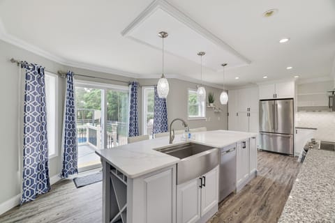 Spacious Kitchen with Oversized Island