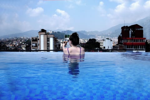 Rooftop pool