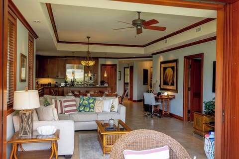 Condo | Living area | 65-inch Smart TV with satellite channels, Netflix, streaming services