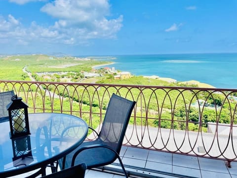 Sip your coffee from the balcony