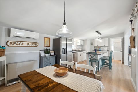 4-person dining table off the kitchen
