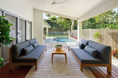 Lounge back and relax in the outdoor area