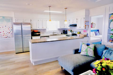 Fully stocked kitchen