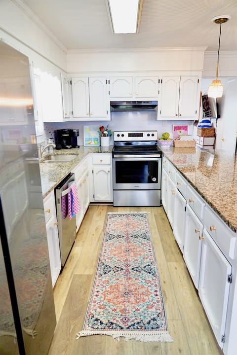 Fully stocked kitchen