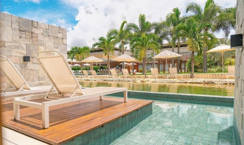 Luxury Double Room | Pool | Outdoor pool, pool umbrellas, sun loungers