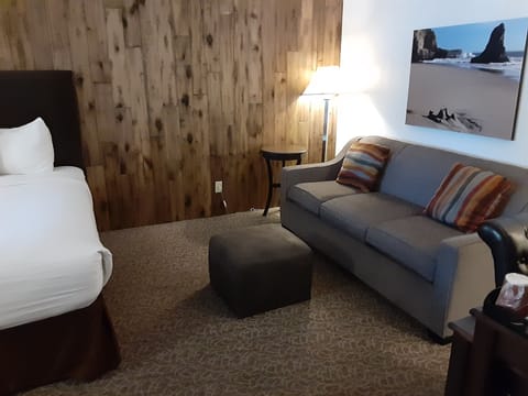 Deluxe Double Queen and Queen Sofa Bed | Living room | Flat-screen TV