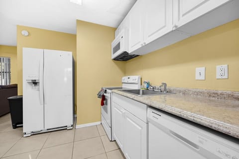 Fully equipped kitchen with everything needed to make a meal