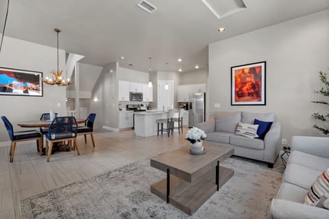 Open concept living on the main floor