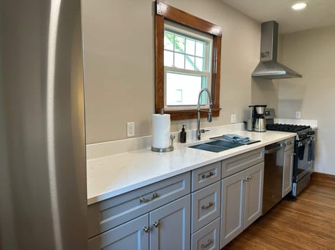 Traditional drip coffee maker provided!