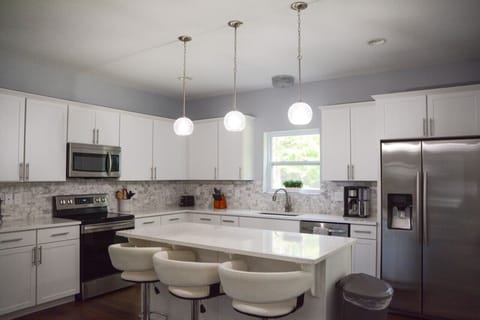 Large beautiful kitchen to cook meals