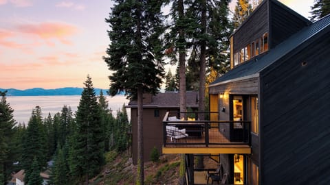 Multiple balconies.