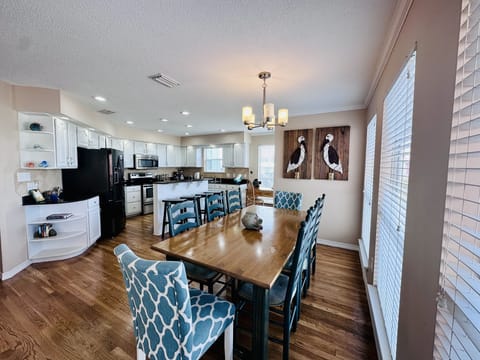 Second level dining room.