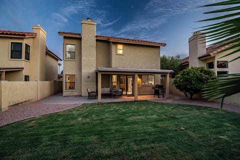 Private Fenced Backyard with Covered Patio
