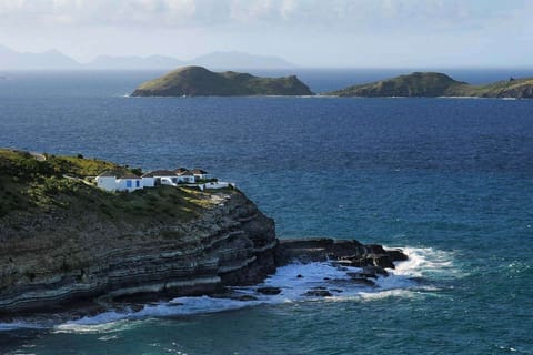 Aerial photo of WV MOZ, Pointe Milou, St. Barthelemy