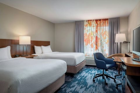 Room, 2 Queen Beds | Premium bedding, desk, blackout drapes, soundproofing