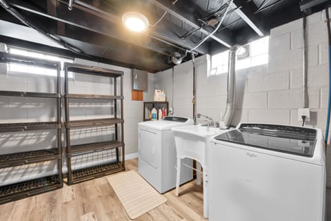 Full Storage Area and Full Eqipped Laundry Room with Newer LG Washer/Dryer