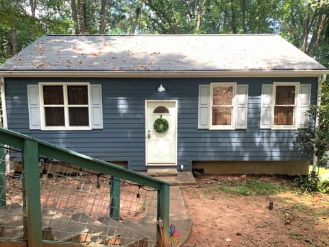 Parking pad and stairs are well-lit and are pre-timed to turn on at dusk.