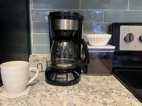 Coffee Maker is ready to go for those who need a pick-me-up!