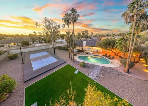A birds eye view of your own private resort oasis