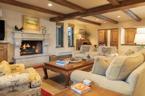 Living Room with fireplace