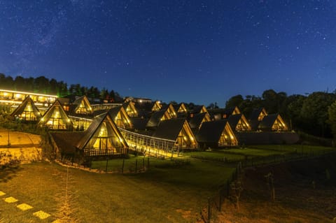 Front of property - evening/night