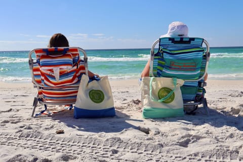 Make the most of your beach day with 6 complimentary backpack beach chairs, 6 plush towels, and 2 umbrellas—everything you need for comfort and convenience. Just relax, listen to the waves, and soak up the sun without worrying about packing gear.