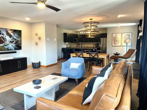 Spacious, professionally designed condominium with 1,200 sq ft of living space.