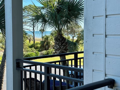 View of the ocean from the balcony