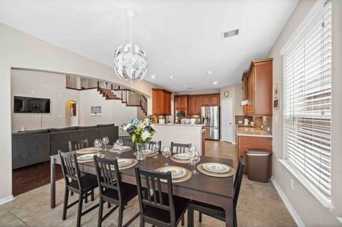 Spacious kitchen ready for meals or snacks during your stay.