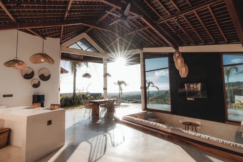 Luxury Villa, 2 Bedrooms, Partial Sea View | In-room dining