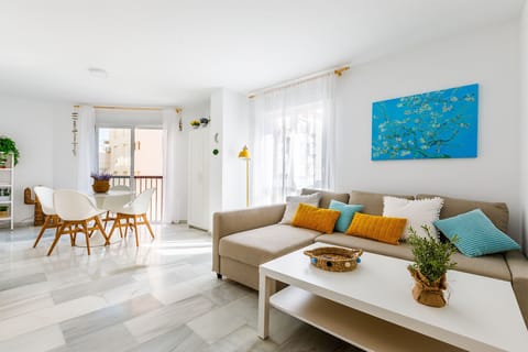 living room, one bedroom apartment