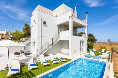 Beautiful villa with private pool, terrace, and garden with sea views