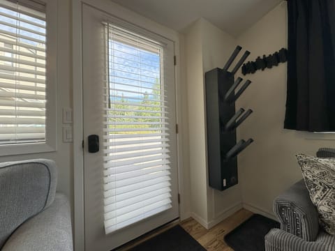 Entryway into living room