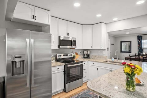 Stainless steep appliances.