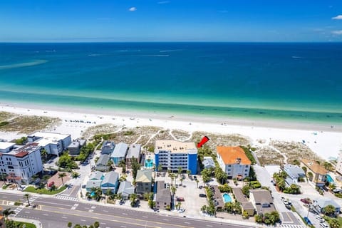 Condo overlooking the aqua waters of the Gulf of Mexico on Madeira Beach