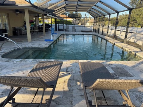 Heated large pool