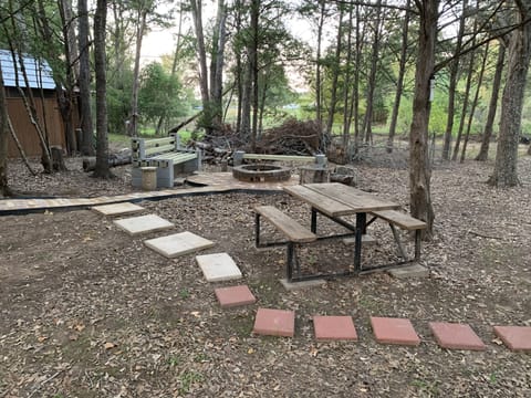 Picnic tables