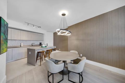 Kitchen and dining area