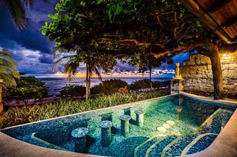 Sunset view from the Jacuzzi