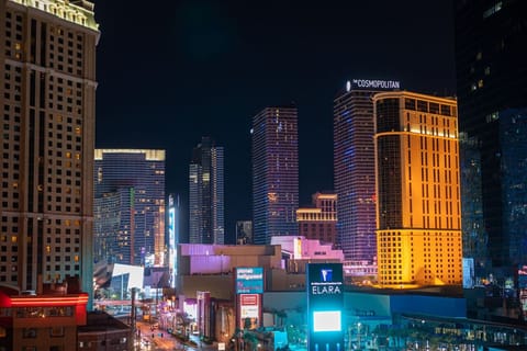 Take in the magical Vegas nights!