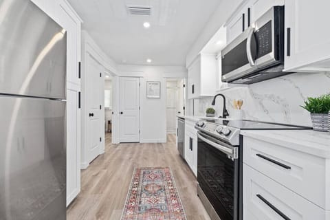 fully stocked kitchen
