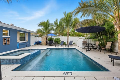 pool area with plenty of sun