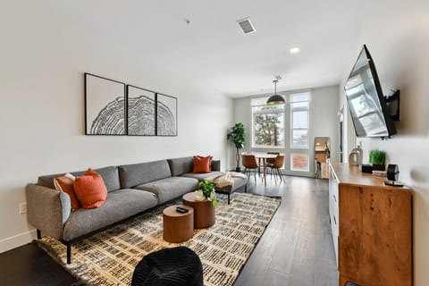 Living Room — Chic Made Easy vacation rental in Denver.