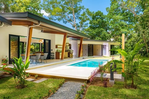 Luxury and privacy with views of the private waterfall. 