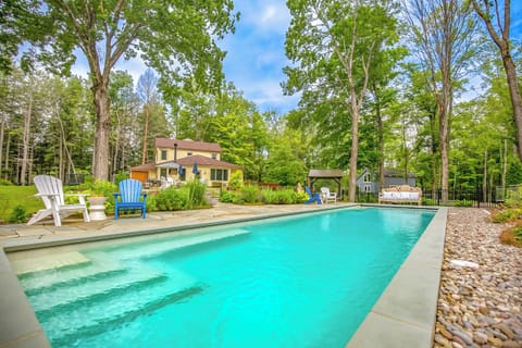 Enjoy a refreshing swim