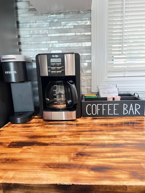 Our revamped coffee bar.