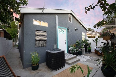 Sip your morning coffee in the serene garden courtyard