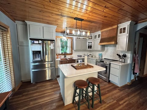 My log cabin was built in 1953 and was moved here. Totally renovated.