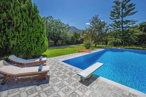 Garden and swimming pool